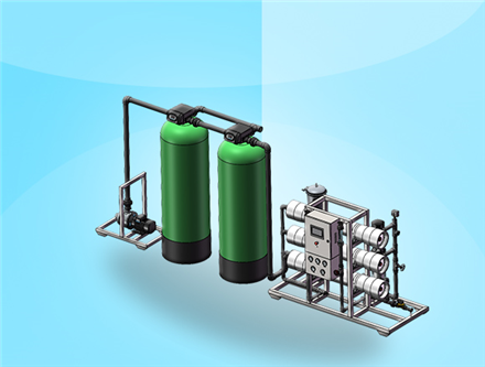 3噸/時(shí)反滲透設(shè)備，廣西純水處理，廣西水處理廠家