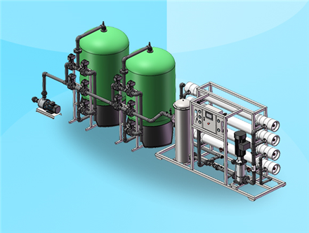 8噸/時(shí) 反滲透設(shè)備，廣西水處理生產(chǎn)廠家長(zhǎng)期提供純水設(shè)備